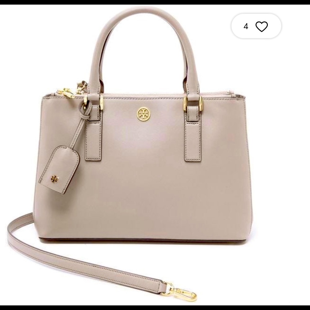 Tory Burch Mini Robinson Double-zip Tote